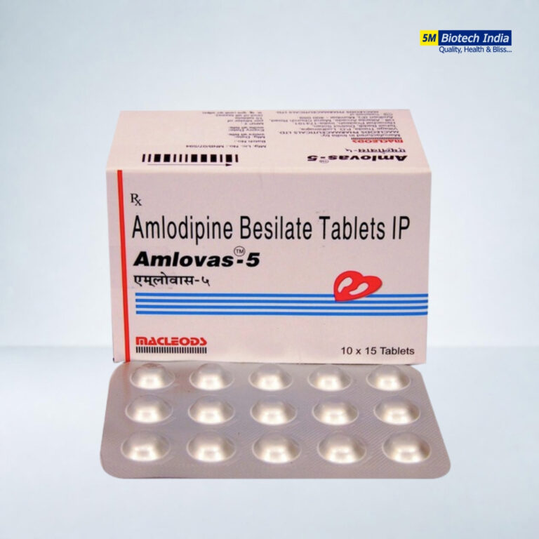 amlovas-5mg amlodipine besilate tablets