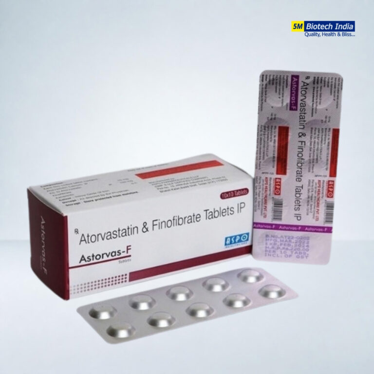 astorvas-f Atorvastatin & Fenofibrate Tablet