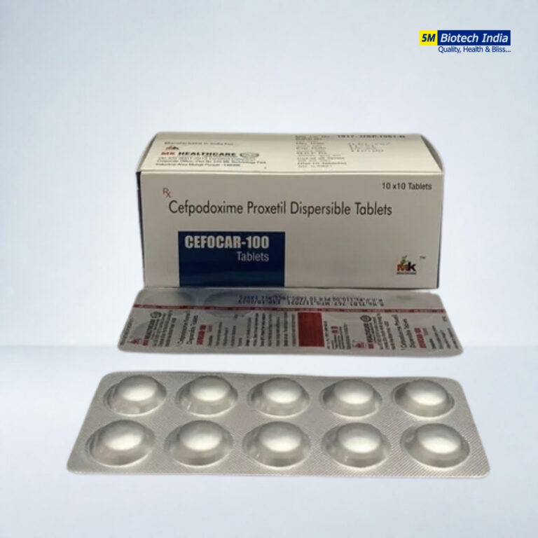 cefocar 100mg Cefpodoxime Proxetil dispensible tablets