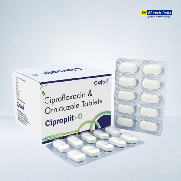 ciproplit 0 500mg Ciprofloxacin & Ornidazole tablet