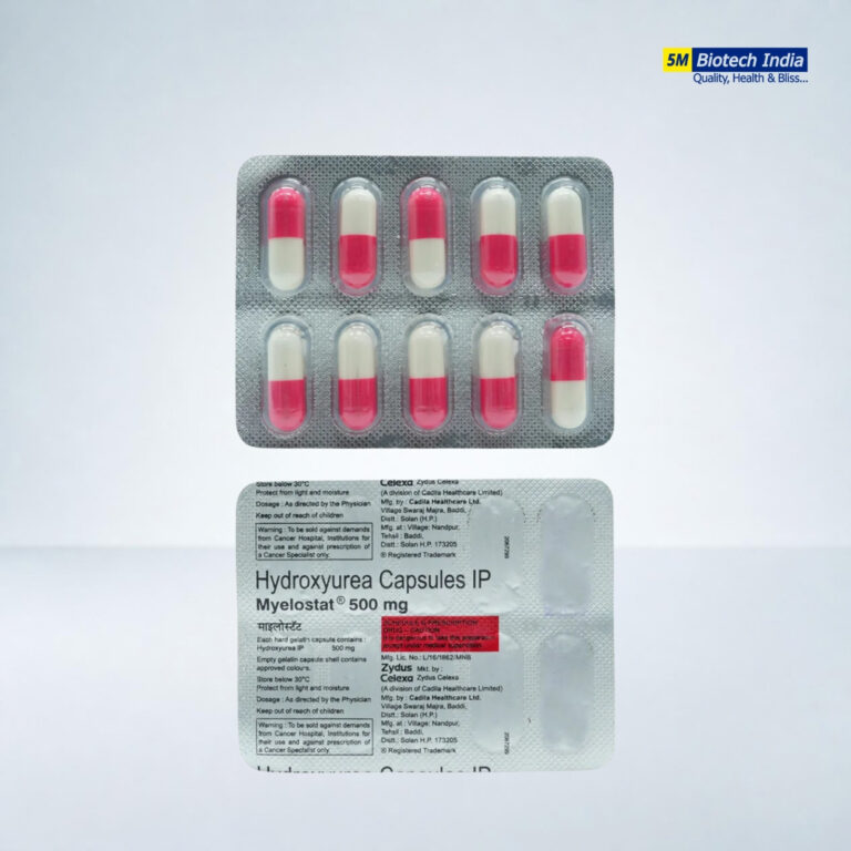myelostat 500mg hydroxyuerea capsule