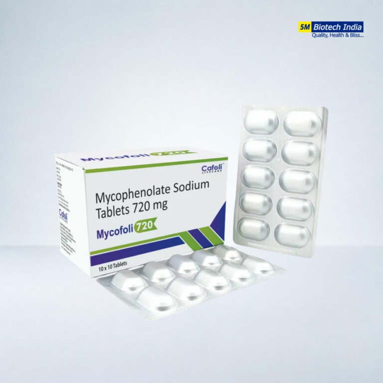 mycofoli 720mg Mycophenolate Sodium tablets