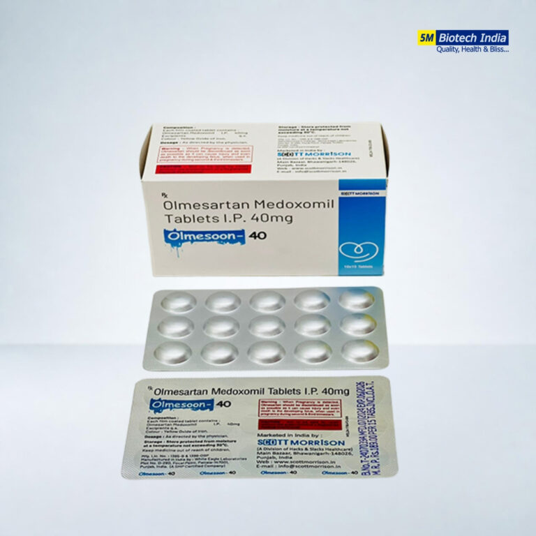 Olmesoon 40mg Olmesartan Medoxomil Tablet