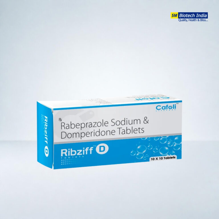 ribziff 10mg Rabeprazole sodium & Domperidone Tablet