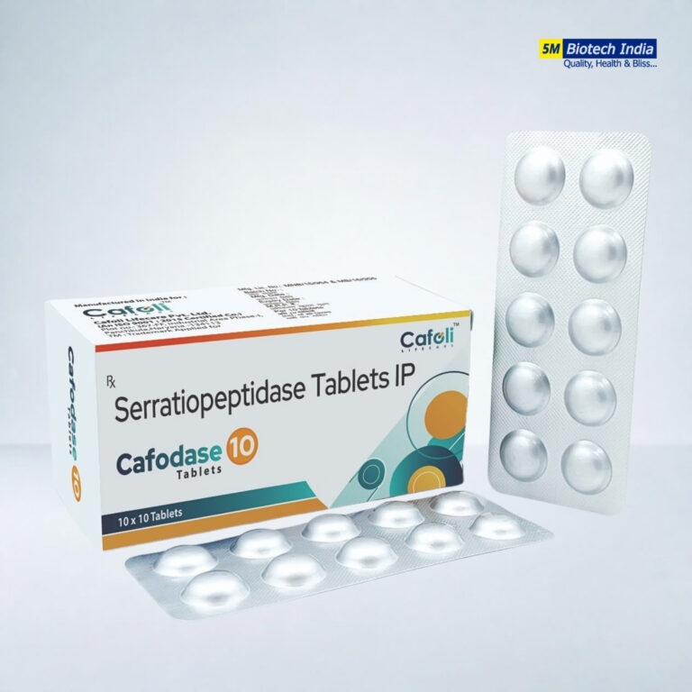 cafodase 10mg Serrtiopeptidase tablets