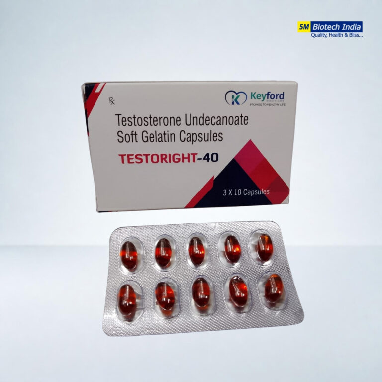 testoright 40mg Testosterone undecanoate soft gelatin capsules