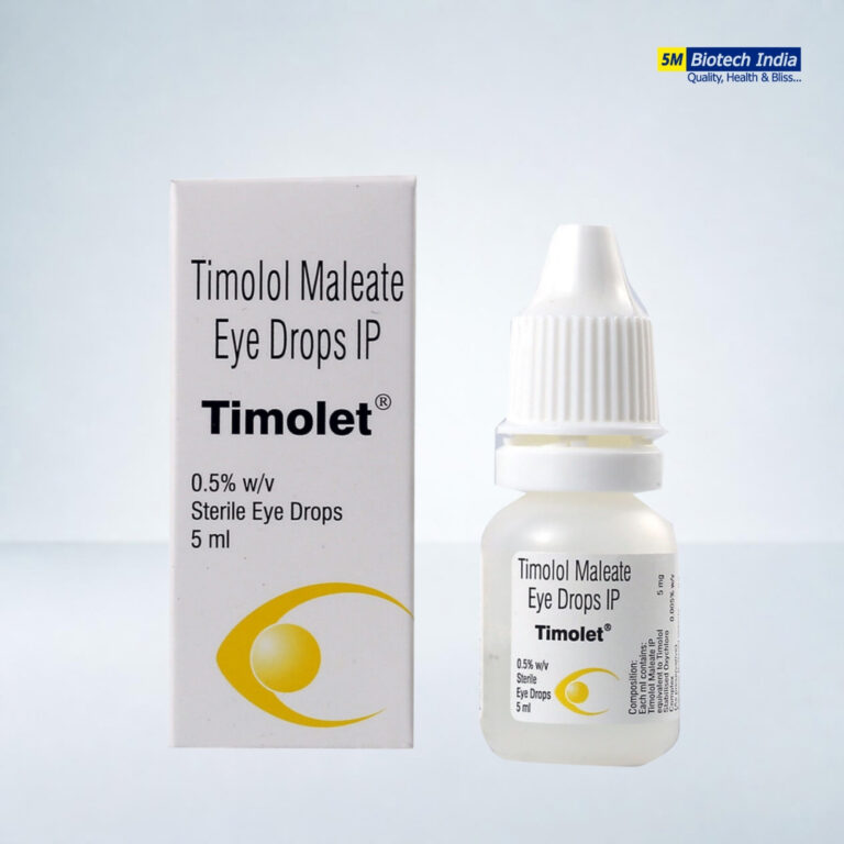 timolet 5ml Timolol maleate eye drops