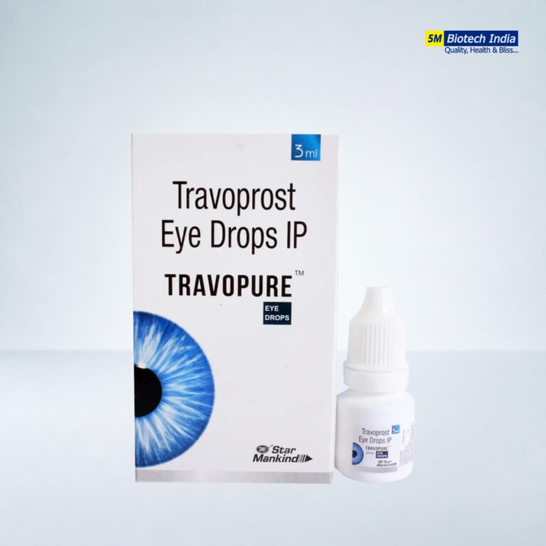 travopure eye drops 3ml Travoprost
