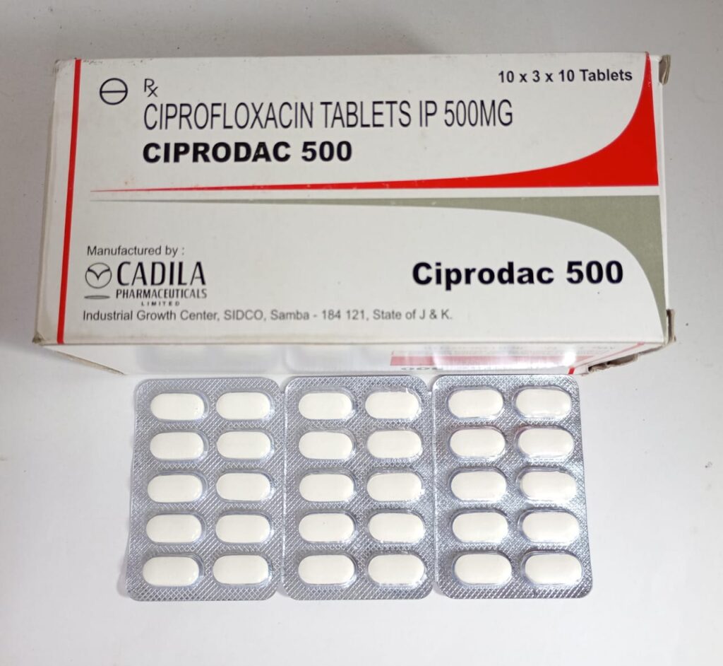 Ciprodac 500 mg Tablet